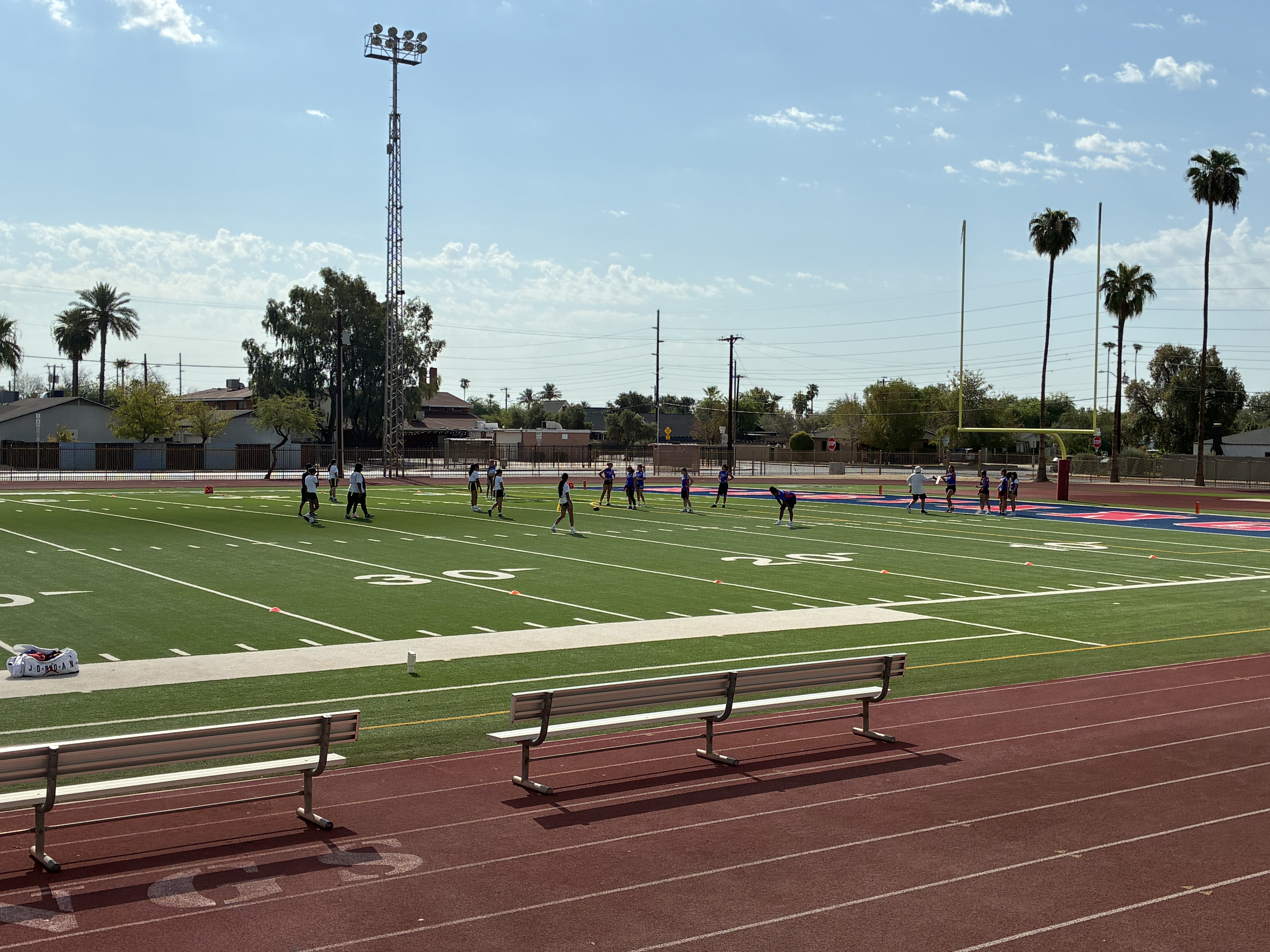 North High School Girls Flag Football Scrimmage