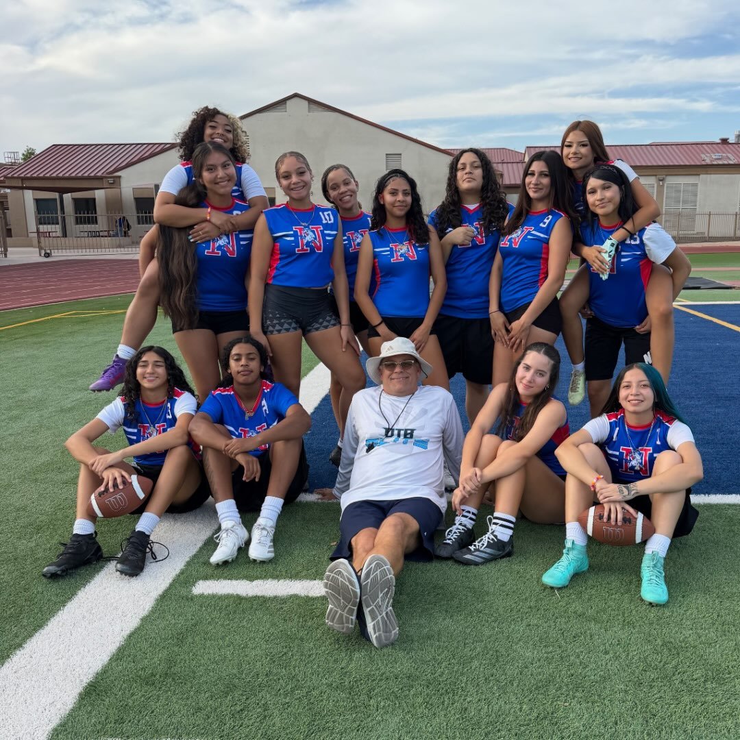 North High School Girls Flag Football Team Photo